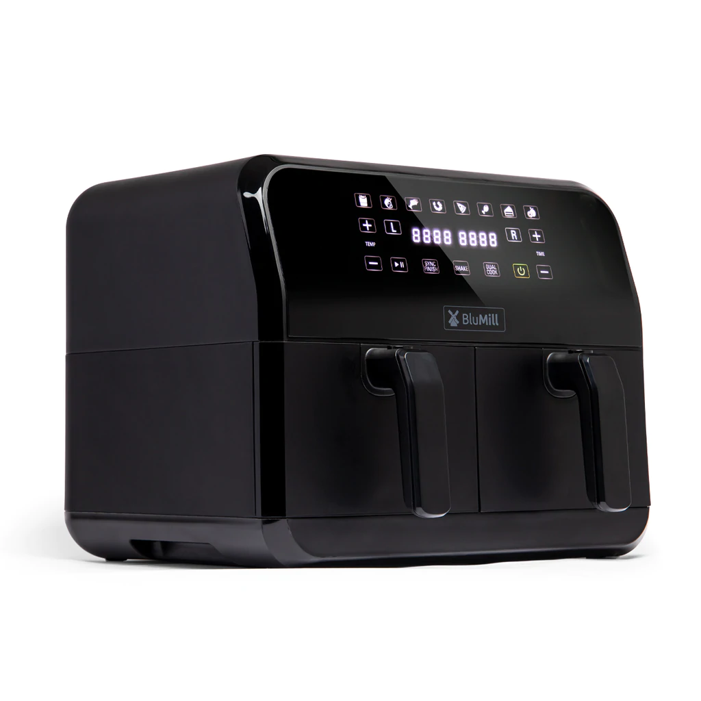 BluMill-Dual-AirFryer-Freidora-sin-Aceite